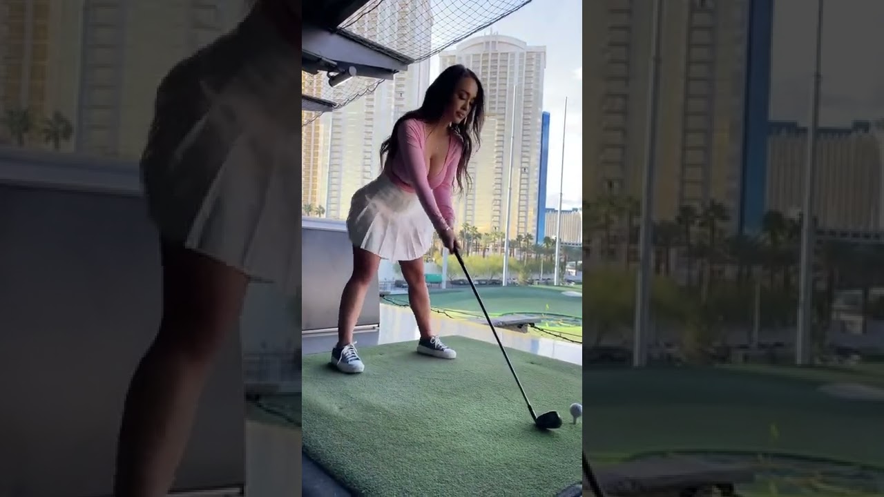 Drea so sexy süß spielen Golf #Shorts #viral