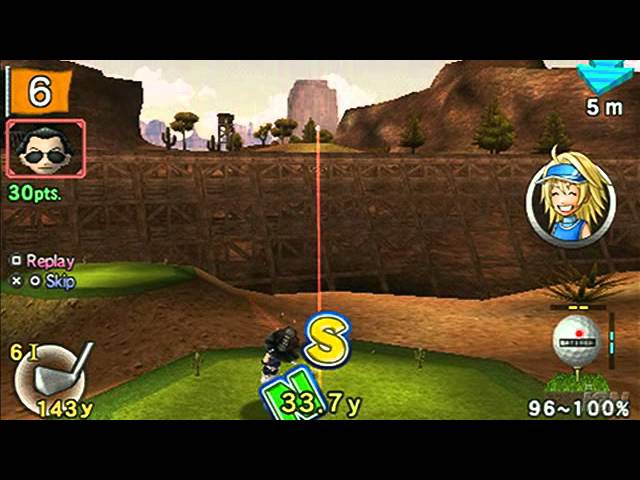 Hot Shots Golf: Open Tee 2 Sony PSP Gameplay –