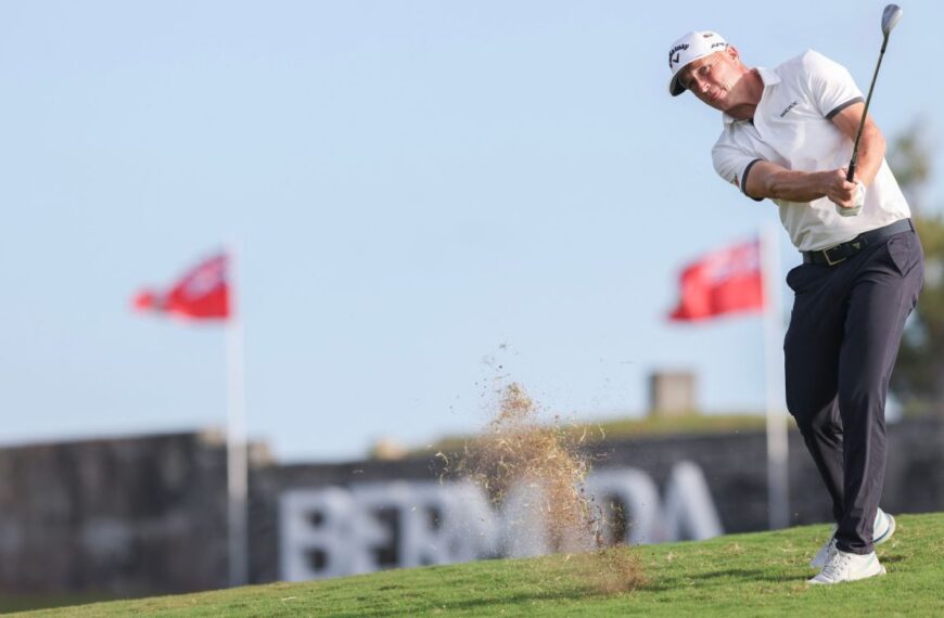 Noren sets tourney record, leads by 2 in Bermuda