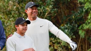 Tiger, son Charlie again taking part in in PNC Champ