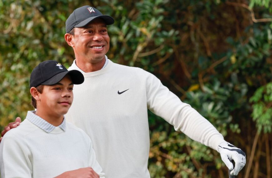 Tiger, son Charlie again taking part in in PNC Champ