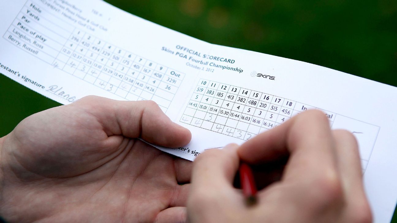 Golfer haben jetzt mehr Zeit, ihre Scorekarten zu korrigieren