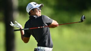 Hol die Tasche: Fan zwischen vier zum Caddie für Pan