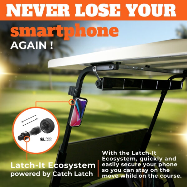 Frogger Golf Cell Handy-Golfwagenhalter – Niche Golf