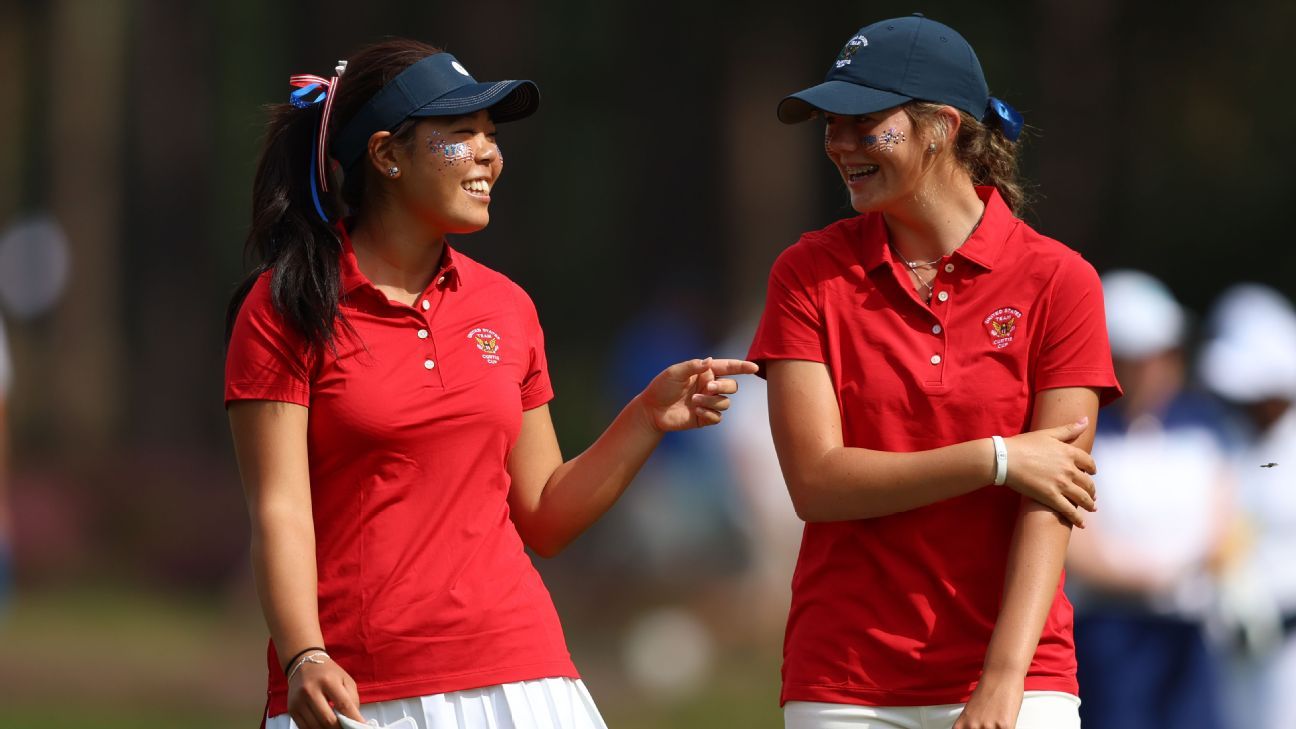 US. gleichauf mit GB&I nach dem ersten Tag des Curtis Cup US. gleichauf mit GB&I nach dem ersten Tag des Curtis Cup