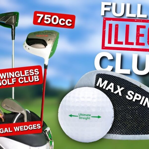 Schummeln beim Golf mit ILLEGALEN Schlägern und Bällen!