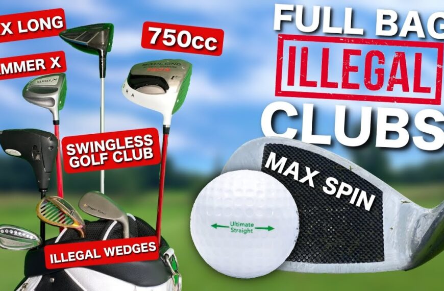 Schummeln beim Golf mit ILLEGALEN Schlägern und Bällen!