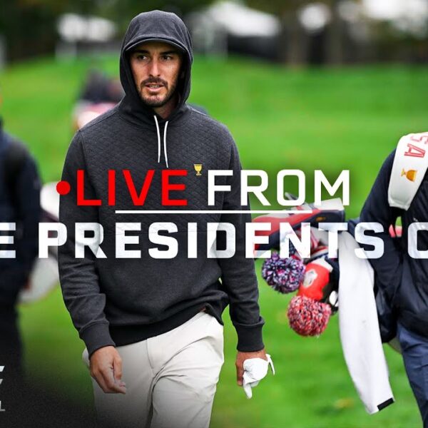 Max Homa sitzt für Presidents Cup Fourball-Spiele fünfhundert