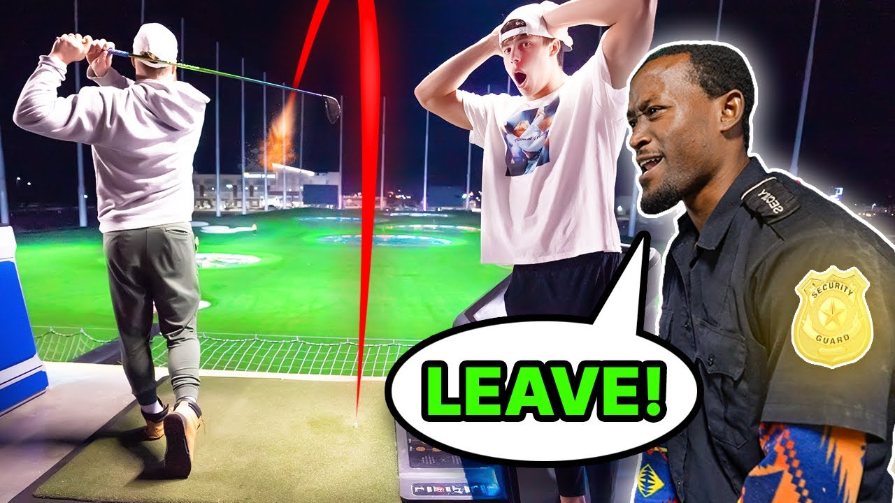 Lange Drivers KICKED OUT von Top Golf für Hitting Over