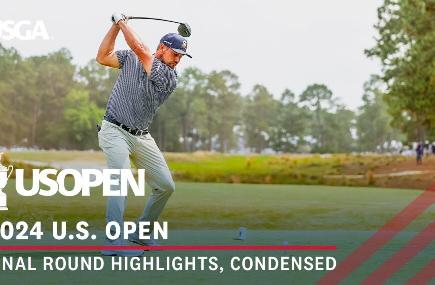 2024 US. Open Highlights: Finalrunde, komprimiert