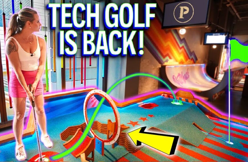 Wahnsinnige Hightech-Minigolfanlage!