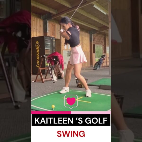 Golf Girl kaitleen shee: Heißer Golfschwung mit Hot Golf