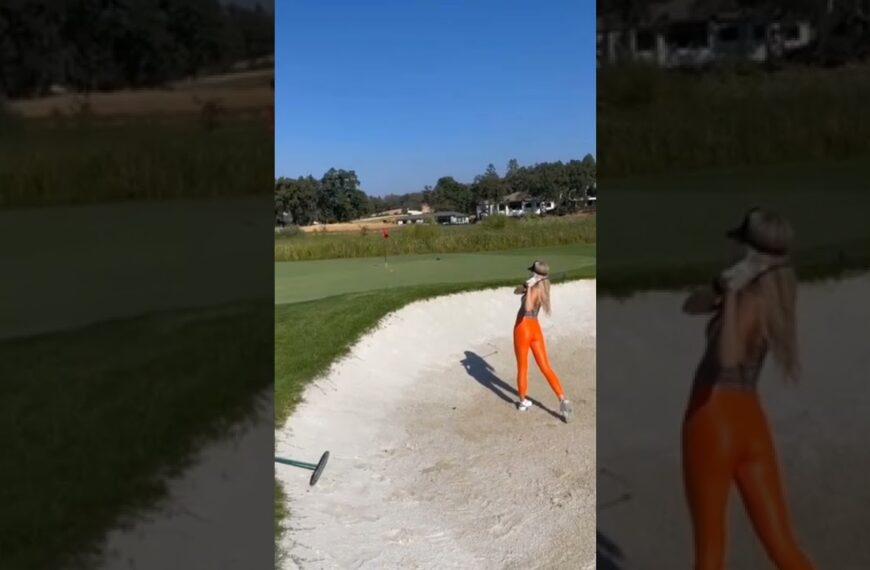 Heiße Golfdame kurz