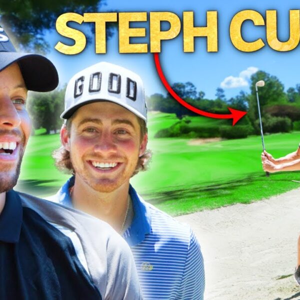 Steph Curry spielt Golf W/ Gut Gut