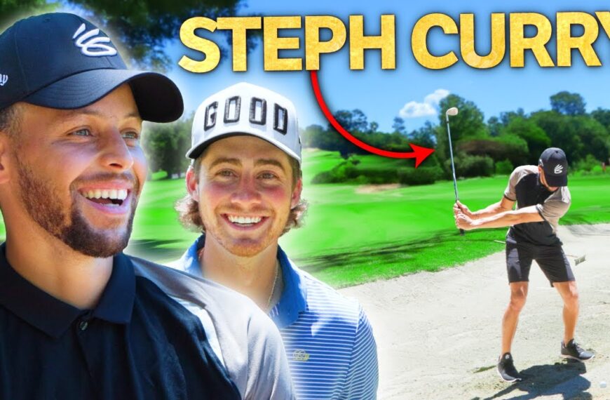 Steph Curry spielt Golf W/ Gut Gut