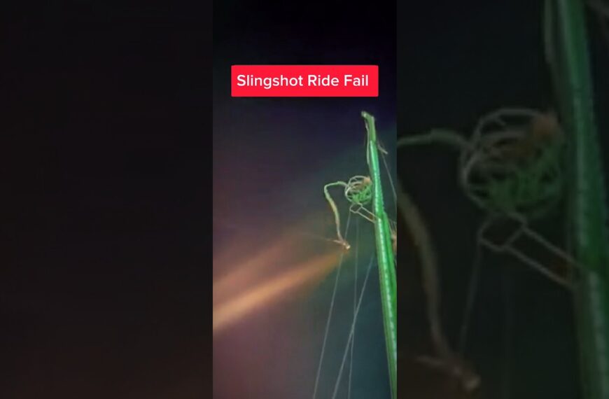 SlingShot Ride Fail #fail #slingshotride #shorts #shortsfeed @afv