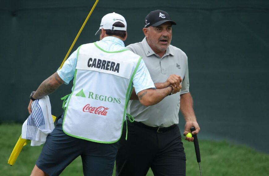 Cabrera spielt vierundsechzig Karten, um verzögerte Champions Major zu gewinnen