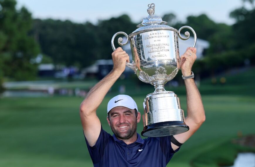 Scheffler gewinnt PGA für drittes Major, während Rahm verblasst