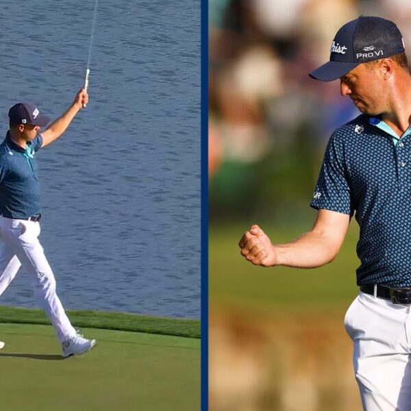 Justin Thomas‘ 11. BIRDIE der zweiten Runde auf Island Green