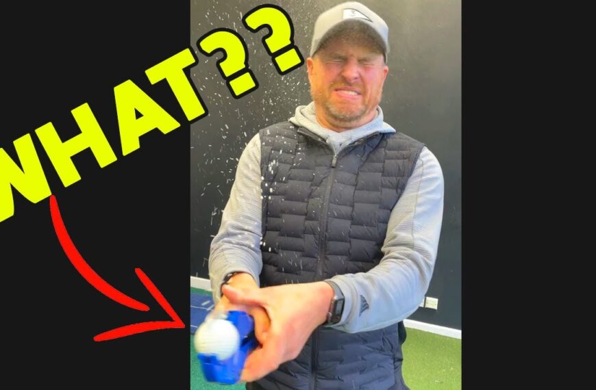 Wenn das SCHNEIDEN eines GOLFBALLS schief geht!