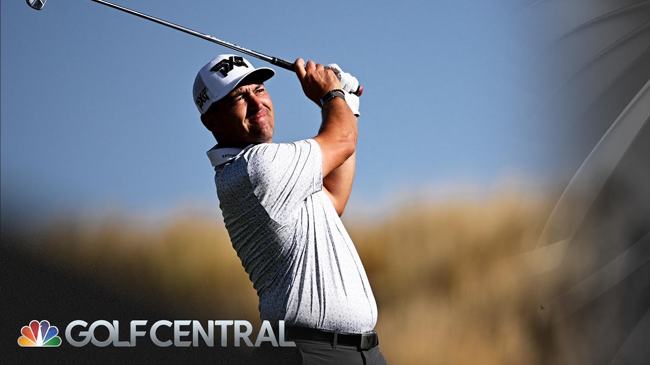 Golfer kämpfen mit dem Wind bei der World Wide Technology Championship | Golfer kämpfen mit dem Wind bei der World Wide Technology Championship |